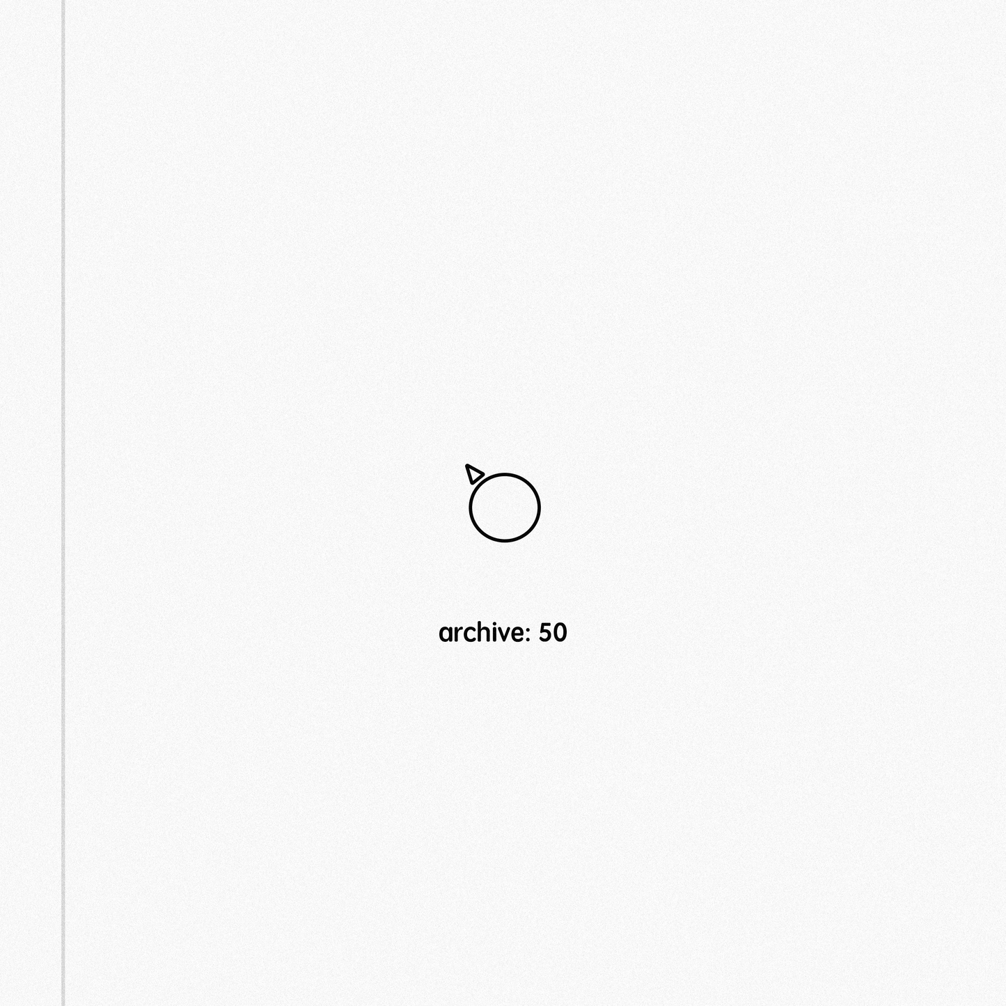 archive: 50 [pre-order]